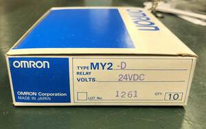  Omron MY2-D DC24 Mini power relay unused goods 10 piece set 