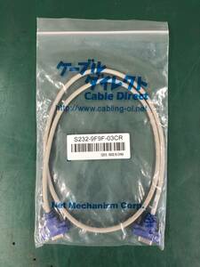  cable Direct S232-9F9F-03CR RS-232C cable [9pin female -9pin female ] ( Cross . line ) 0.9m 4 pcs set unused goods 