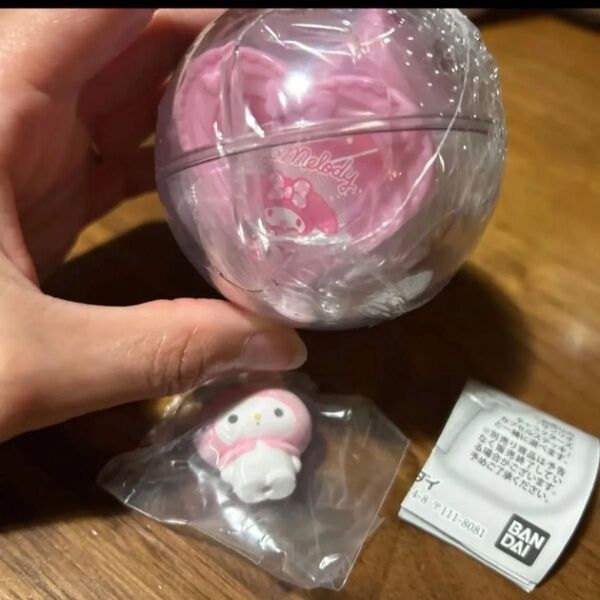 ラスト 新品未開封サンリオ 2セット ガチャ カプセルステッキふわふわフロッキードール マイメロ ポムポム