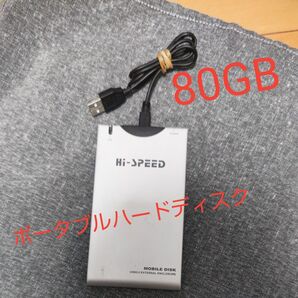 ポータブルハードディスク 80GB