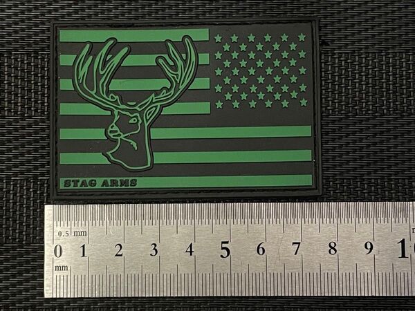 実物 STAG ARMS PVC パッチ スタッグアームズ ミリタリー ベルクロ ワッペン