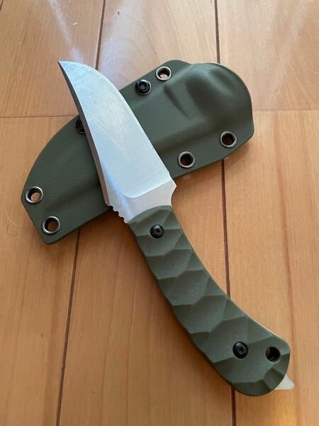 カイデックス シースナイフ OD ネックナイフ サバイバルナイフ キャンプ アウトドア 炭素鋼 EDC