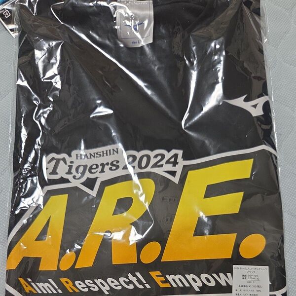 阪神タイガース 2024 A.R.E. スローガンTシャツ Lサイズ ミズノ