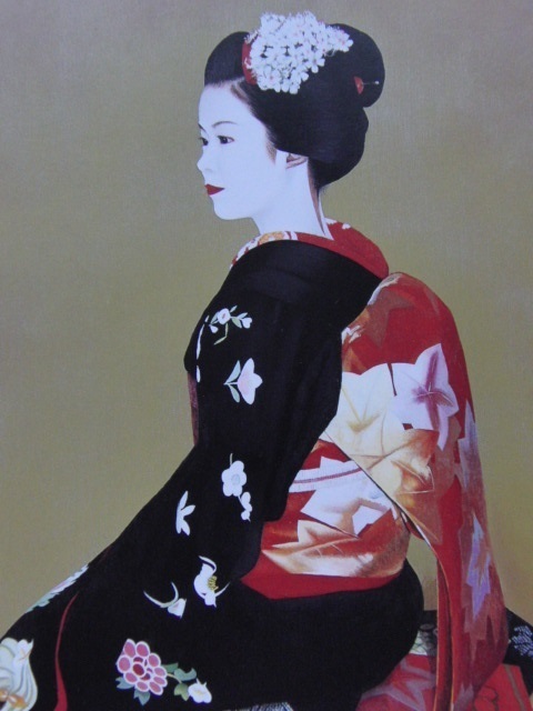 Toshiro Matsui, [Ura], Livre d'art rare, En bonne condition, Auteur populaire, Soigné, Portrait d'une belle femme, Tout neuf avec un cadre de haute qualité, livraison gratuite, Ouvrages d'art, Peinture, Portraits