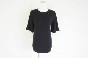 [ prompt decision ]e Liza beta franc kiELISABETTA FRANCH lady's knitted ribbon black size 40[464026]