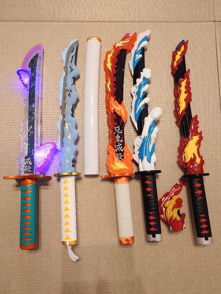 鬼滅の刃 日輪刀 5本セット