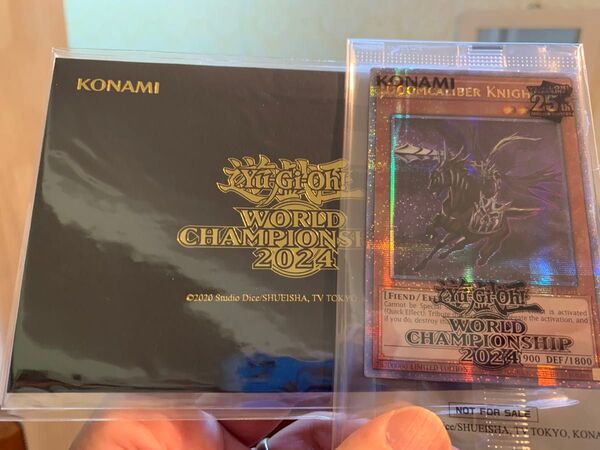遊戯王 wcs2024 デスカリバーナイト 25thシークレットレア クオシク クォーターセンチュリーシークレットレア
