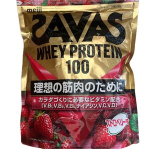 SAVAS ホエイプロテイン100 ストロベリー味