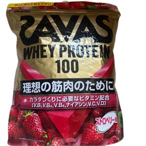 SAVAS ホエイプロテイン100 ストロベリー味