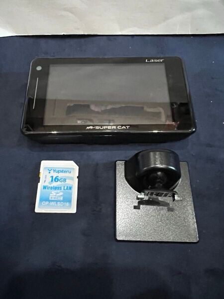ユピテルGS403レーザー式オービス対応レーダー探知機 無線LANカードセット
