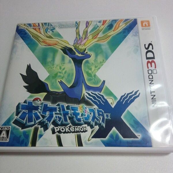 ニンテンドー3DSソフト ポケットモンスター X 中古品 起動確認済み