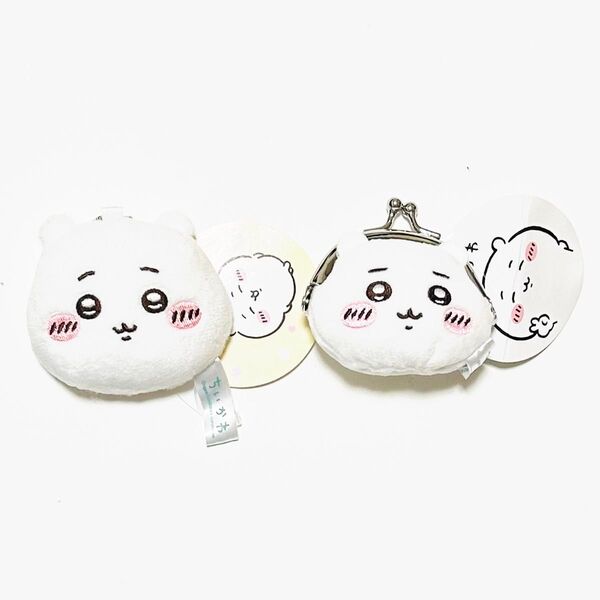 ちいかわ フェイスミラー フェイスがまぐち 2点セット がま口 マスコット