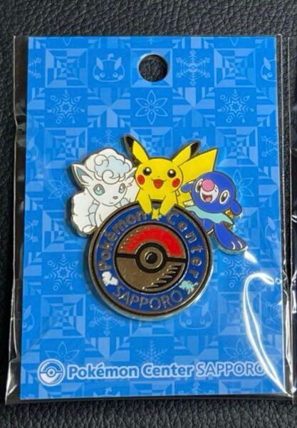ポケモンセンター 札幌限定 ロゴピンズ ピンバッジ サッポロ