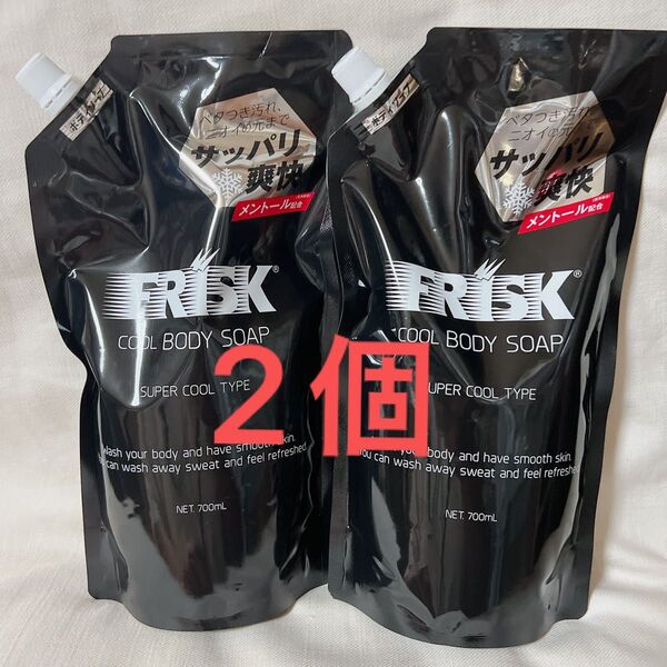 FRISK フリスク クール ボディーソープ 詰替 700ml 2個