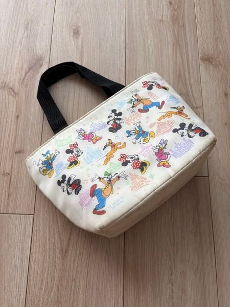 【値引】ディズニーランド ミッキー ミニー 保冷バッグ ランチバッグ