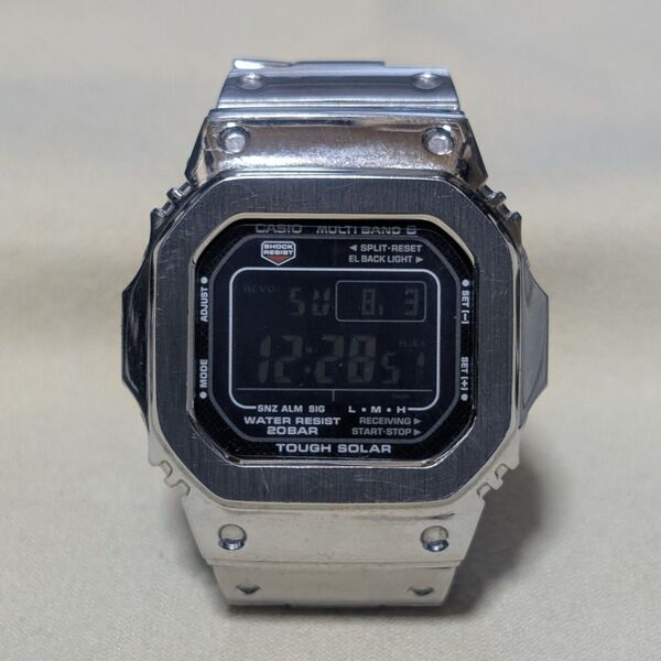 CASIO G-SHOCK GW-M5610BC 電波ソーラー ステンレス製ケース及びバンド カスタムウォッチ