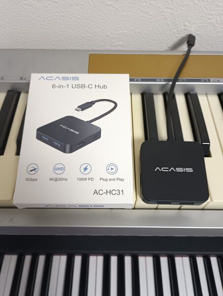 ACASIS 6-in-1 USB-C Hub AC-HC31 Type-C 10Gbps HDMI 4K 60Hz