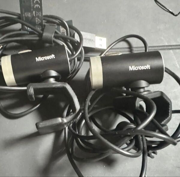 MicrosoftLifeCam Cinema H5D-00020 webカメラHD 720p 内蔵マイク 会議用 2個セット
