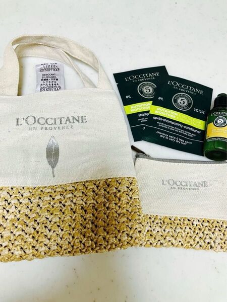 《 LOCCITANE》 ロクシタン シャンプー コンディショナー シャワージェル エコバッグ ミニポーチ