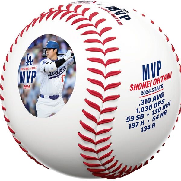 ロサンゼルス ドジャース 大谷翔平 MVP記念ボール 2024 50/50 ローリングス サインボール