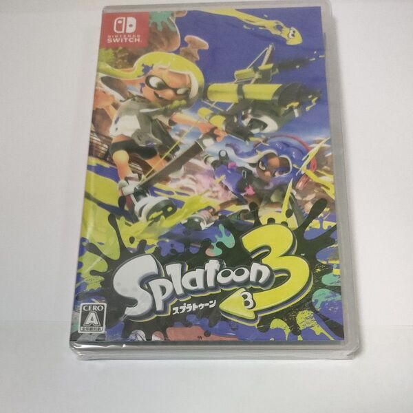 【値下げ】任天堂Switchスプラトゥーン3 新品未開封、キーホルダー、シール、ステッカー、ビニールポーチ付