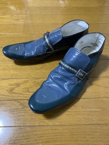  popular *[HIROMU TAKAHARA] python * enamel switch dress shoes 42.5hiro Muta ka is la