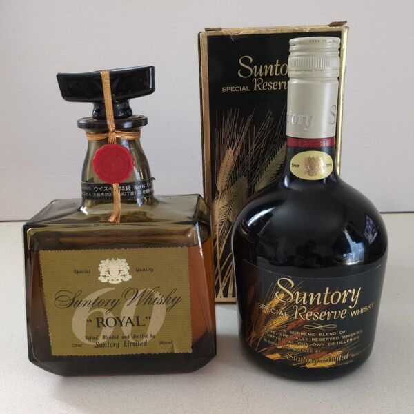 SUNTORY WHISKY サントリーウイスキー 60 ROYAL&スペシャルリザーブ 特級2本セット