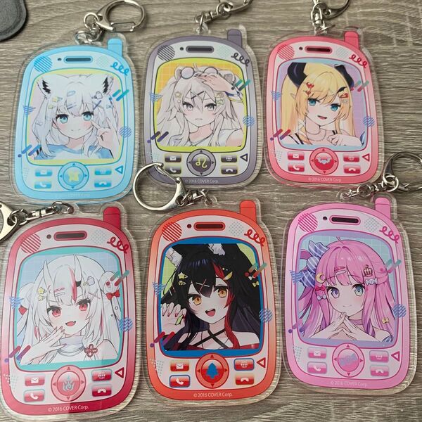 ホロライブ アクリルキーホルダー 6種セット