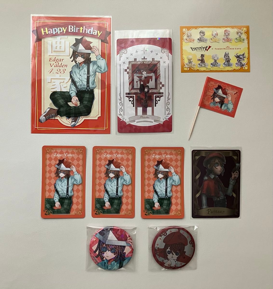 第五人格identity ⅤUR缶バッジ画家黄金比エドガー・ワルデン