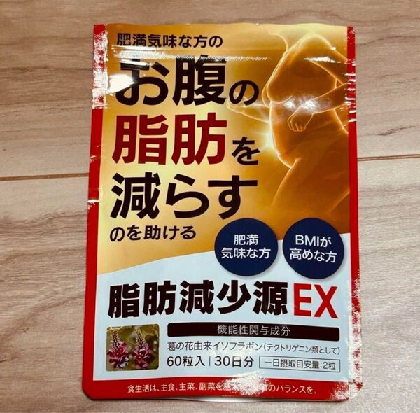 【新品未開封】脂肪減少源EX 60粒/30日分 機能性表示食品 ハーブ健康本舗