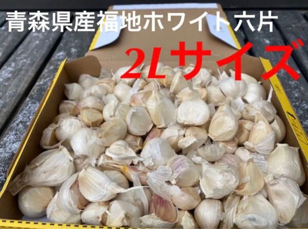 青森県産 乾燥にんにく 令和7年産 2Lサイズ 1kg 福地ホワイト六片 ニンニク