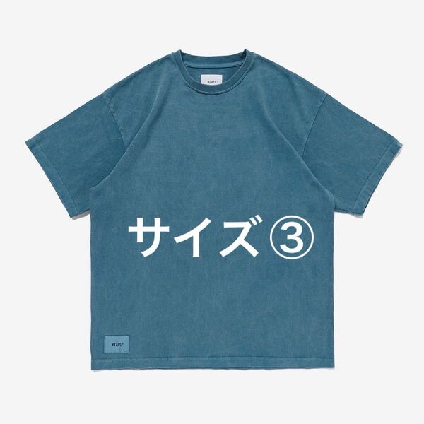 WTAPS SIGN 02 SS COTTON Tシャツ TEAL 3 25SS 未使用品