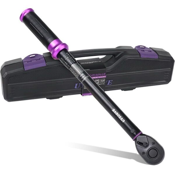 トルクレンチ 車 プレセット型 差込角12.7 mm (1/2インチ) 20-220N.m タイヤ交換 高精度 修理