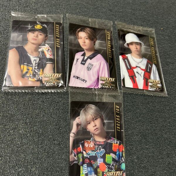 BATTLE OF TOKYO CODE OF Jr.EXILE BATTLE CARD 4枚セット