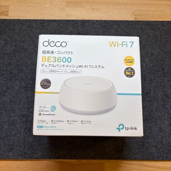 TP-Link Deco BE25 BE3600 デュアルバンド Wi-Fi 7