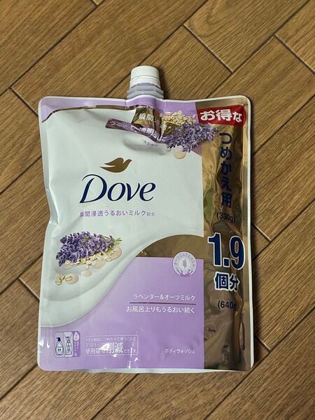 《ユニリーバ》 Dove ダヴ ボディウォッシュ ラベンダー&オーツミルク つめかえ用 640g