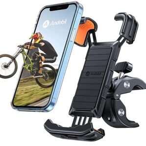 新品 【2024新登場】Andobil 自転車 スマホホルダー 取付簡単
