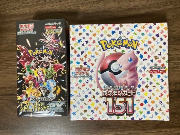 ポケモンカード151 シャイニートレジャーex 2box シュリンク付き