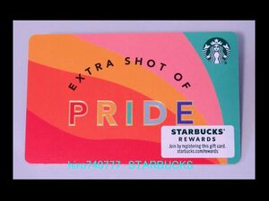 スタバ・カード・紙製●北米限定●2020年●春～夏●Pride●海外スターバックス