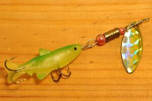  originator retro spinnerbait soft Bait Rainbow trout trout yamameiwana Chivas keta .. all-purpose lure 9cm 4g 1132