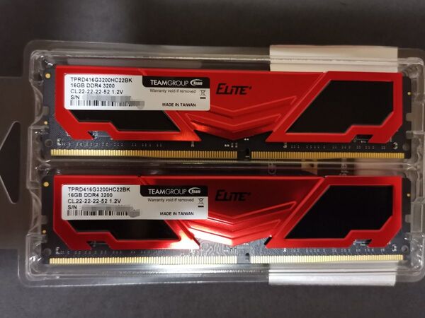 DDR4 3200Mhz PC4-25600 16GBx2枚 32GB UDIMM デスクトップ用 1.2v JEDEC品