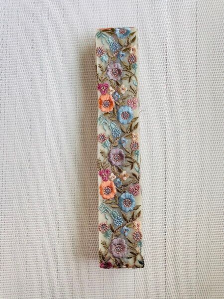 インド刺繍リボン リボン1m ハンドメイド ヘアアクセサリー ポーチ