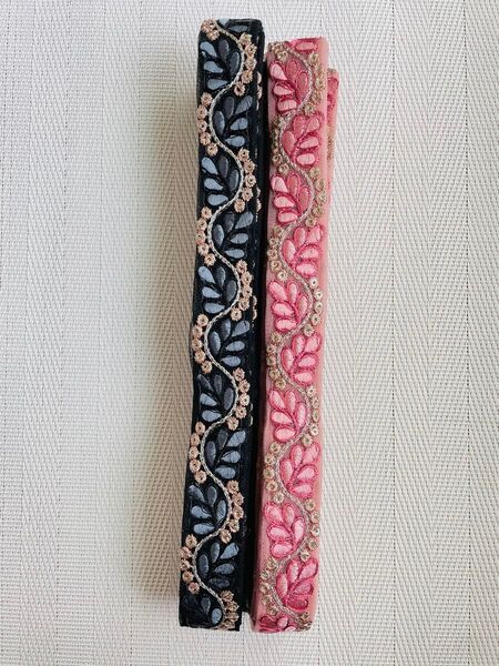 インド刺繍リボン お好きなリボン1m ハンドメイド ヘアアクセサリー ポーチ