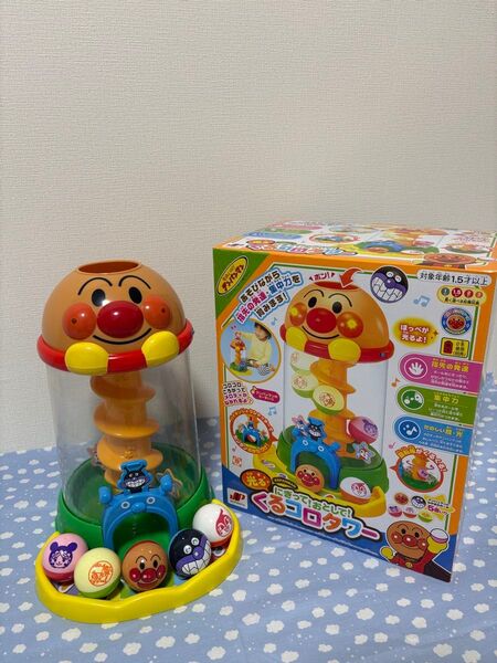 ジョイパレット アンパンマン にぎって!おとして! 光る くるコロタワー 4975201181611