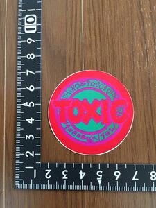 80s TOXIC オールド ビンテージ スケートボード ステッカー 新品 DEAD トキシック old vintage skateboard sticker life's a beach