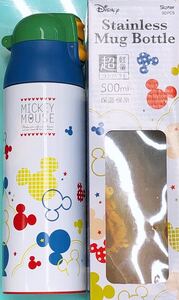 ★期間限定お値下げ 500mlミッキハウスディズニーキャラクターステンレスマグボトル