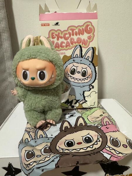 正規品 POPMART LABUBU ラブブ マカロン Green Grape