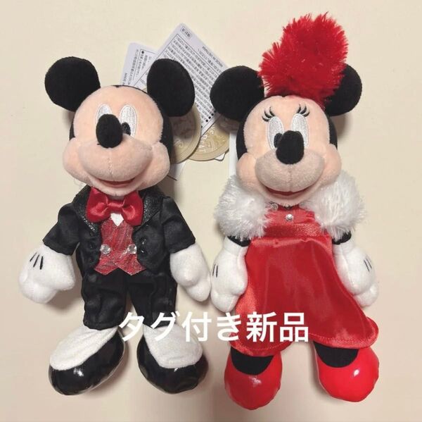 ディズニー ビッグバンドビート ミッキー ミニー ぬいぐるみバッジ セット