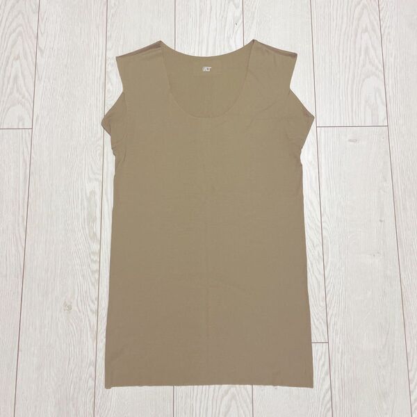 GUNZE in.T インティー 【Tシャツ専用】袖なし・汗取りパッド付きスリーブレス クリアベージュ Mサイズ 2枚セット