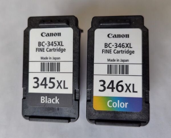 canonキヤノン 使用済み空インクカートリッジ BC-345XL BC-346XL2個セット